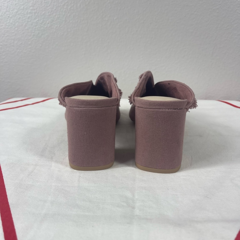 Seychelles Pink Blush Raw Edges Open Toe Heels - Picture 8 of 9